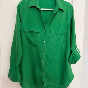 Aritzia Babaton Green Top